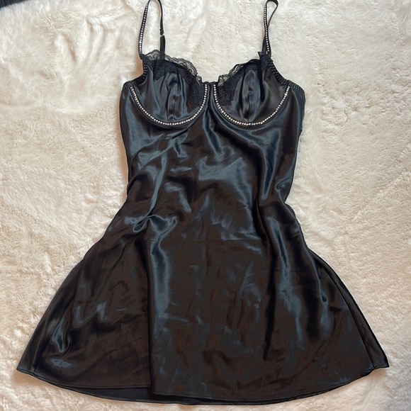 Victoria's Secret Dresses & Skirts - Victoria’s Secret rhinestone Slip Dress - SIZE: L